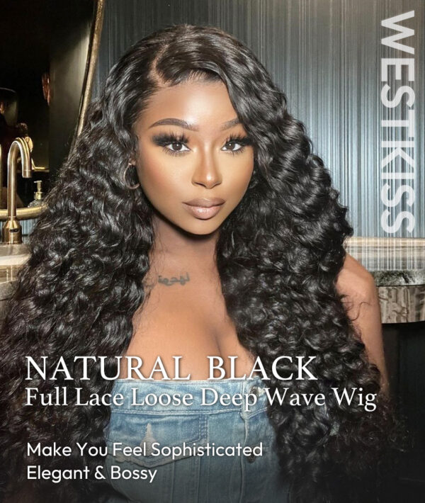 Deep Wave Full Lace Wig