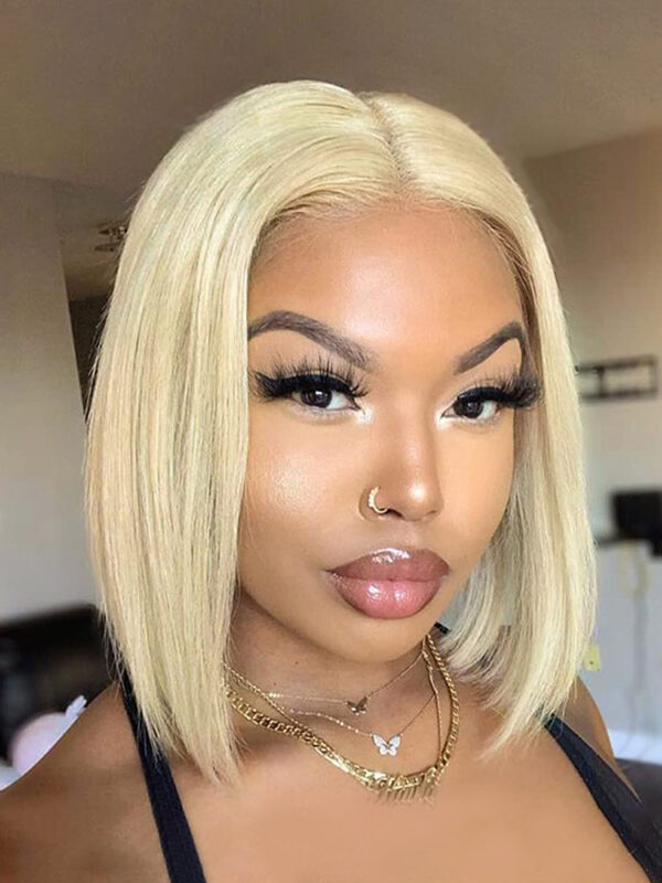 Transparent Lace Front Straight Wig